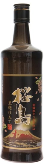 Hombo Shuzo Kuro Koji Jitake Sakurajima Shochu 720ml