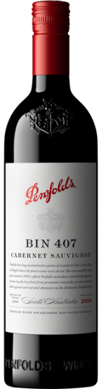 Penfolds Bin 407 Cabernet Sauvignon 2020 (2022 Release)
